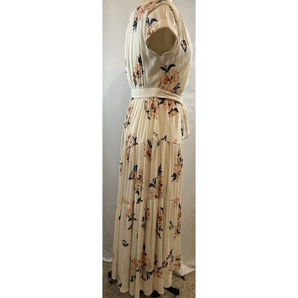 Free People All I Got Printed Ivory Floral Maxi Dress Size 0 - Picture 7 of 12